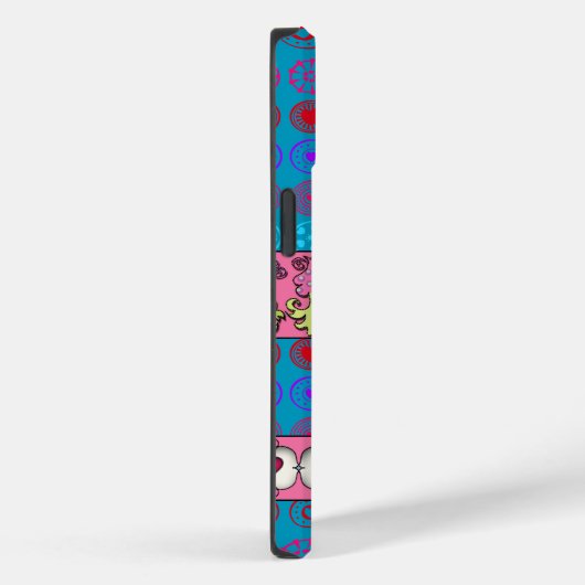 Coques Case-Mate iPhone Fleurs et Coeurs funky (Verso / Droite)