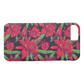 Coques Case-Mate iPhone Fleurs et colibris (Dos (Horizontal))