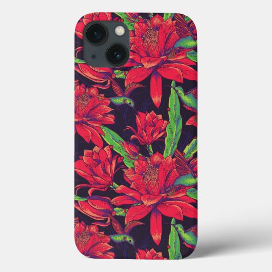 Coques Case-Mate iPhone Fleurs Et Colibris (Verso)