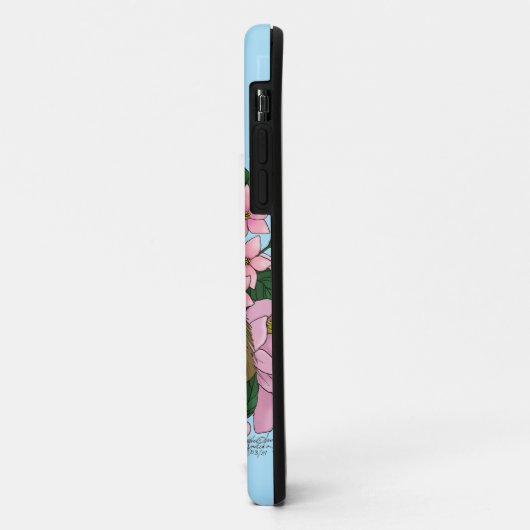Coques Case-Mate iPhone Fleurs et fentes (Dos/Gauche)