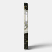 Coques Case-Mate iPhone Fleurs et feuille blancs (Verso / Gauche)