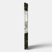 Coques Case-Mate iPhone Fleurs et feuille blancs (Verso / Gauche)