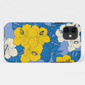 Coques Case-Mate iPhone Fleurs et feuilles d'hibiscus (Dos (Horizontal))