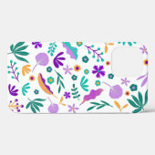 Coques Case-Mate iPhone Fleurs et Feuilles modernes mignons (Verso (horizontal))