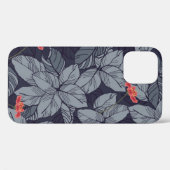 Coques Case-Mate iPhone Fleurs et motif feuille, tropicale,  (Verso (horizontal))