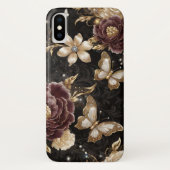 Coques Case-Mate iPhone Fleurs et papillons Belles Gems Dreamscape (Dos)