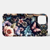 Coques Case-Mate iPhone Fleurs et papillons de printemps antiques (Verso (horizontal))