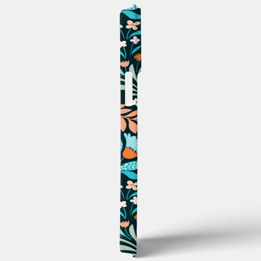 Coques Case-Mate iPhone Fleurs et papillons funky (Verso / Droite)