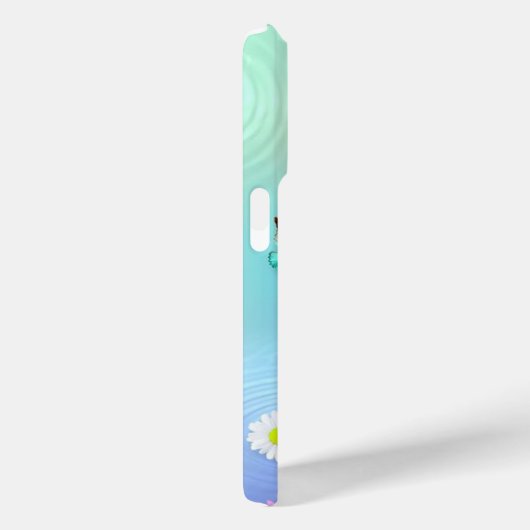 Coques Case-Mate iPhone Fleurs et papillons Pastel (Verso / Droite)