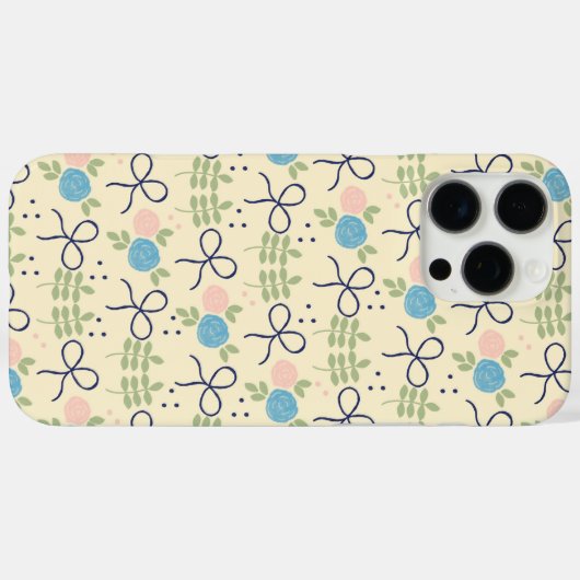 Coques Case-Mate iPhone Fleurs et vaches (Verso (horizontal))
