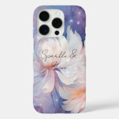 Coques Case-Mate iPhone Fleurs étincelantes blanches (Verso)