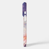 Coques Case-Mate iPhone Fleurs étincelantes blanches (Verso / Gauche)