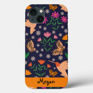 Case-Mate iPhone Case Fleurs Fantaisistes avec Noms Personnalisés et Col