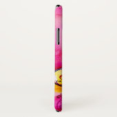 Coques Case-Mate iPhone FLEURS FANTAISISTES rose jaune violet (Dos/Droite)