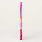 Coques Case-Mate iPhone FLEURS FANTAISISTES rose jaune violet (Dos/Gauche)