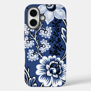 Coques iPhone 16 Fleurs Fantastiques (Bleu) Beaux-Arts