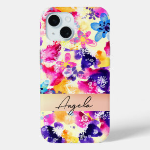 Coque Pour iPhone 15 Fleurs fleurs sauvages de chabby Meadow