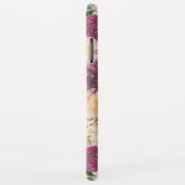 Coques Case-Mate iPhone Fleurs florales rouges de Pêche de Bourgogne rose (Dos/Droite)