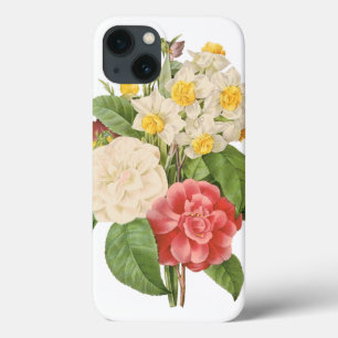 Coques Pour iPhone Fleurs Florales Vintage Camélia Jonquilles par Red