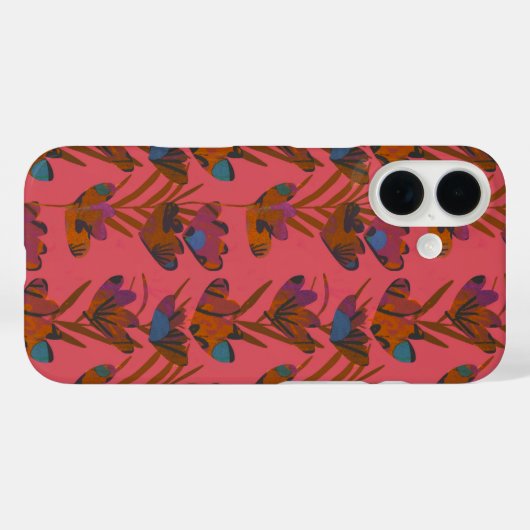 Coques Case-Mate iPhone Fleurs fluviales (Verso (horizontal))