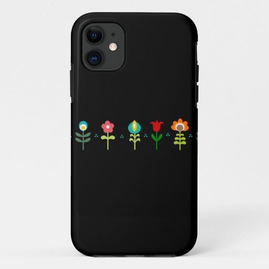 Coques Case-Mate iPhone Fleurs folkloriques assez rétros (Dos)