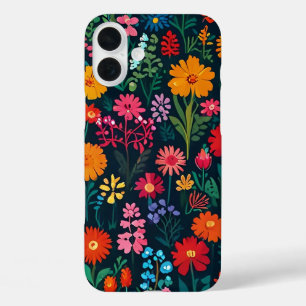 COQUES iPhone 16 PLUS FLEURS FORESTIÈRES