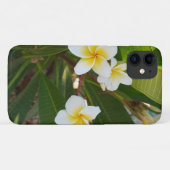Coques Case-Mate iPhone Fleurs Frangipani parfumées (Dos (Horizontal))