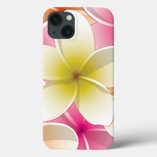Coques Case-Mate iPhone Fleurs frangipani/Plumeria (Verso)