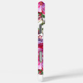 Coques Case-Mate iPhone Fleurs Fuchsia personnalisées (Verso / Droite)