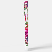Coques Case-Mate iPhone Fleurs Fuchsia personnalisées (Verso / Gauche)
