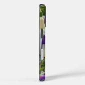 Coques Case-Mate iPhone Fleurs Fuchsia violettes et blanches (Verso / Droite)