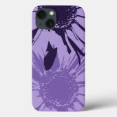 Coques Case-Mate iPhone Fleurs Gerbera violettes (Verso)
