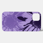 Coques Case-Mate iPhone Fleurs Gerbera violettes (Verso (horizontal))