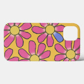 Coques Case-Mate iPhone Fleurs graphiques rose doux sur n'importe quelle c (Verso (horizontal))