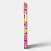 Coques Case-Mate iPhone Fleurs graphiques rose doux sur n'importe quelle c (Verso / Gauche)
