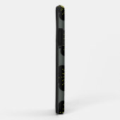 Coques Case-Mate iPhone Fleurs hippies noires Coque-coque iphone (Dos/Droite)