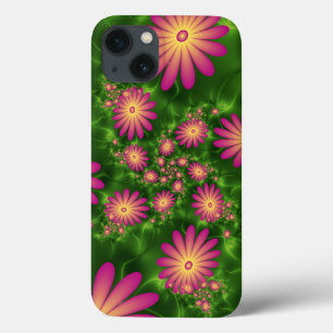 Case-Mate iPhone Case Fleurs Imaginaires roses Art Fractal Abstrait mode