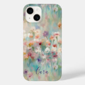 Coques Case-Mate iPhone Fleurs impressionnistes modernes (Verso)