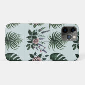 Coques Case-Mate iPhone fleurs impressionnistes palmier floral botanique (Dos (Horizontal))