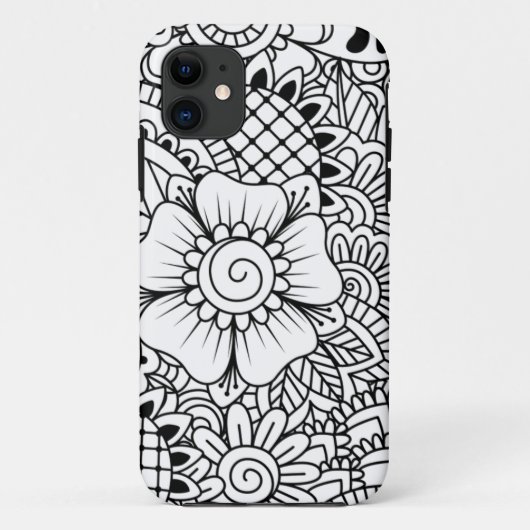 Coques Case-Mate iPhone Fleurs inspirées (Dos)