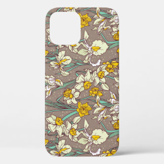 Case-Mate iPhone Case Fleurs Iris Narcissus Vintage sans fil