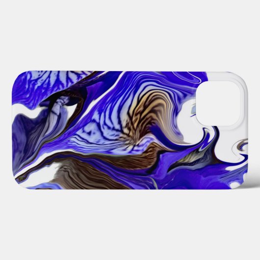 Coques Case-Mate iPhone Fleurs Iris Violets (Verso (horizontal))