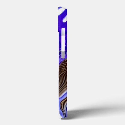 Coques Case-Mate iPhone Fleurs Iris Violets (Verso / Gauche)