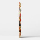 Coques Case-Mate iPhone FLEURS JAPONAISES ANCIENNES Rouge Vert Noir Floral (Verso / Gauche)