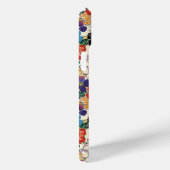 Coques Case-Mate iPhone Fleurs Japonaises Colorées Monogrammées (Verso / Droite)