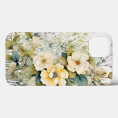 Coques Case-Mate iPhone Fleurs jaunes (Verso (horizontal))