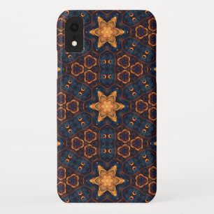 Case-Mate iPhone Case Fleurs jaunes Arrière - plan bleu