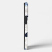 Coques Case-Mate iPhone Fleurs Jaunes Chat Bleu Russe (Verso / Droite)