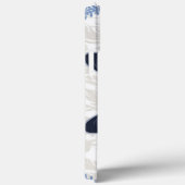 Coques Case-Mate iPhone Fleurs Jaunes Chat Bleu Russe (Verso / Droite)