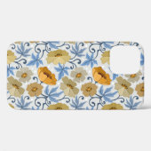 Coques Case-Mate iPhone Fleurs Jaunes : Conception Textile sans joint (Verso (horizontal))